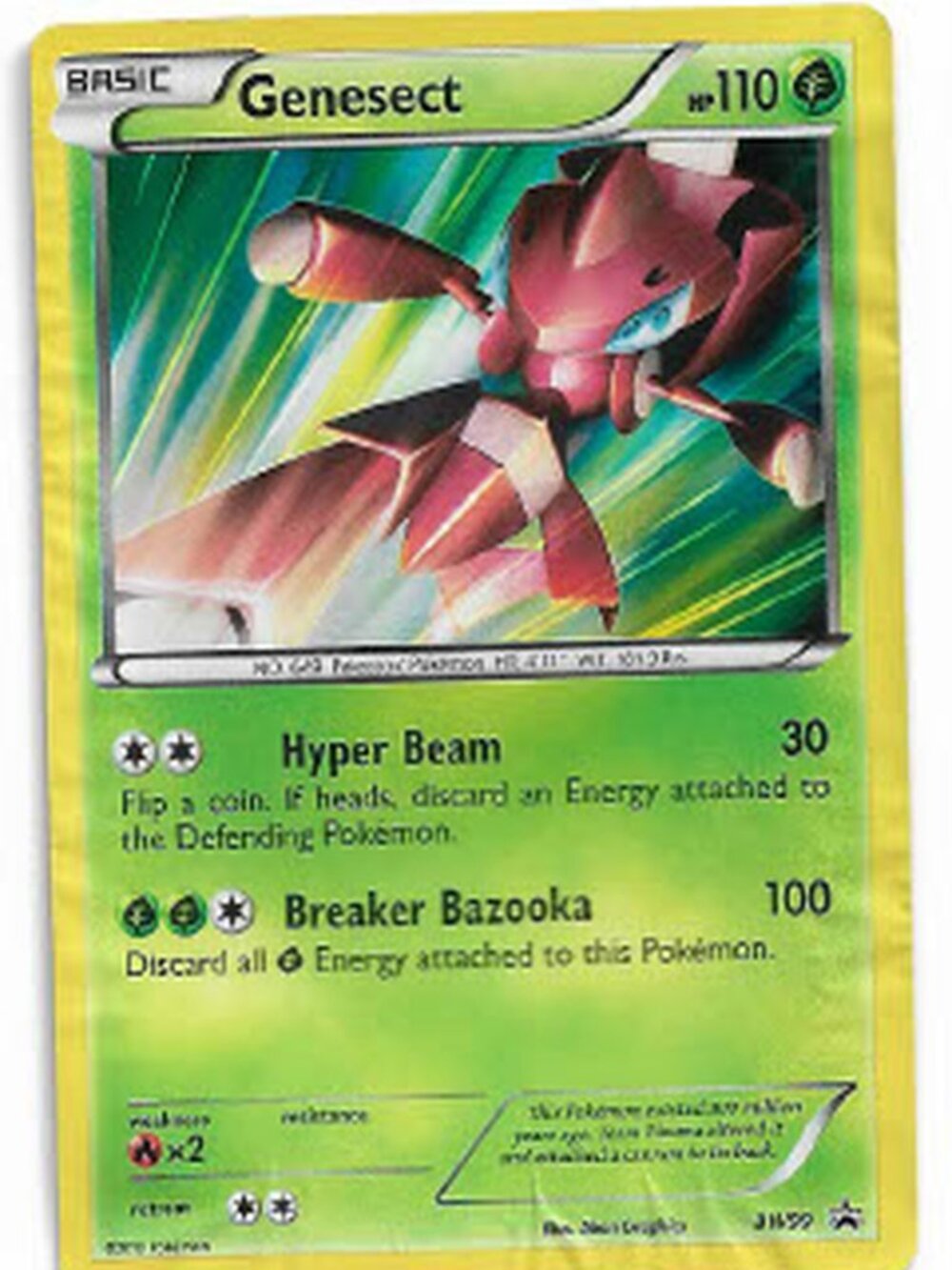 Pokemon Genesect BW99 BW Promo Holo LP